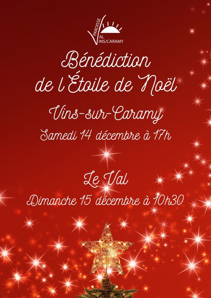 benediction etoile de noel val et vins 2024